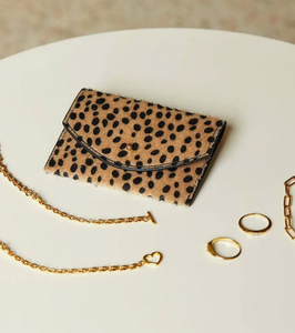 Envelope Card Holder - Leopard