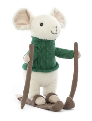 Merry Mouse Skiing Plush