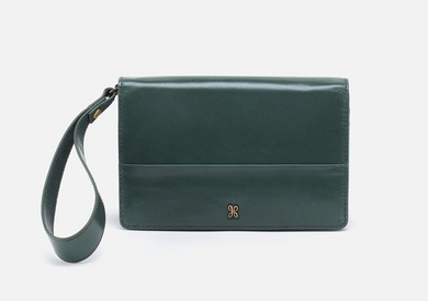Jill Wristlet - Sage Leaf