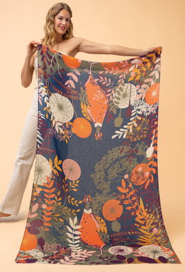 Pheasant Amongst Foliage Scarf
