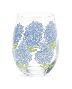 Hydrangea Stemless Wine Glass - Coming Soon!!!