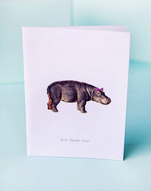 Thank You Hippo Card