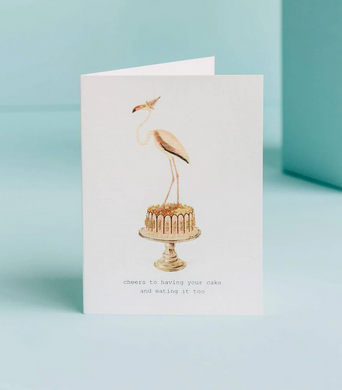 Cheers To Having Your Cake Card