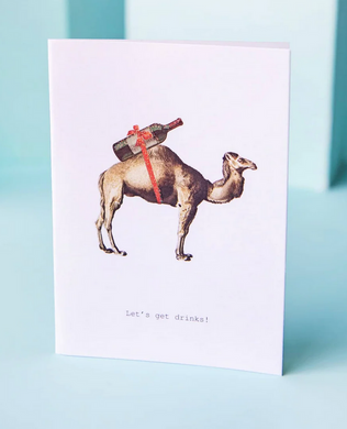Let's Get Drinks Card