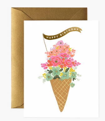 Ice Cream Sundae Birthday Card - Boxed Set of 8