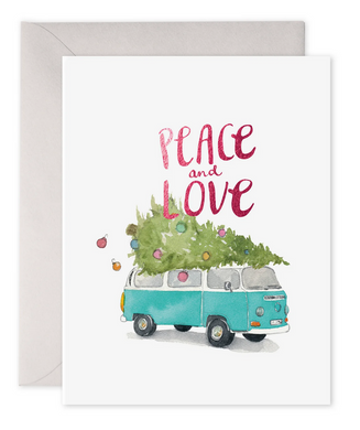 Holiday VW Bus Boxed Cards - Set of 6