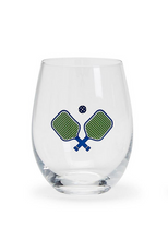Load image into Gallery viewer, Pickleball Stemless Wine Glass