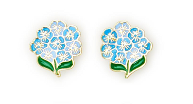 Hydrangea Earrings In Three Colors