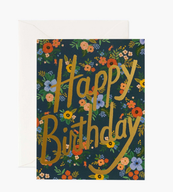 Garden Party Birthday Cards - Box Set of 8