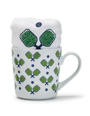 Pickleball Mug & Towel Set in 2 Colors