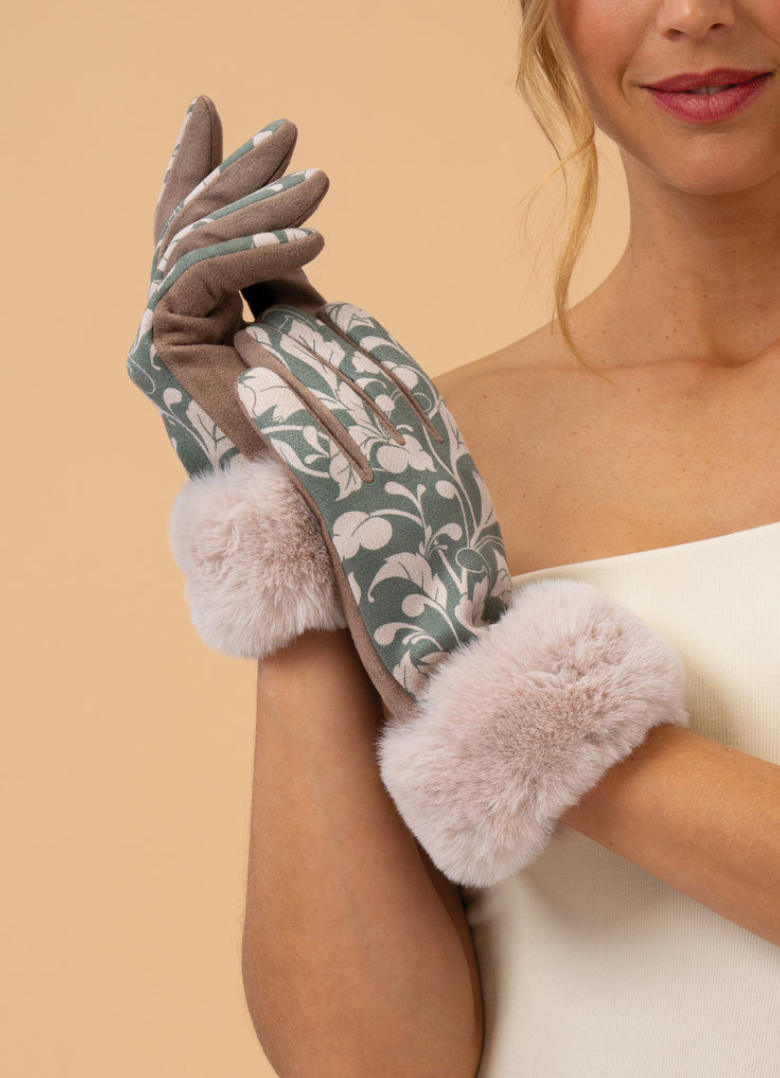 Opulent Flourises Bernadette Gloves