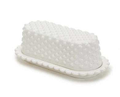 Hobnail Butter Dish