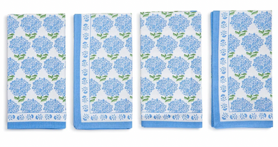 Hydrangea Napkins - Set of 4