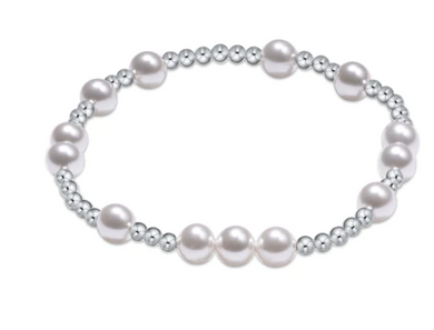 Hope Unwritten - 6mm Sterling Beads & Pearls Bracelet