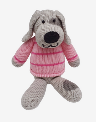 Pink Valentine Puppy Dog Plush