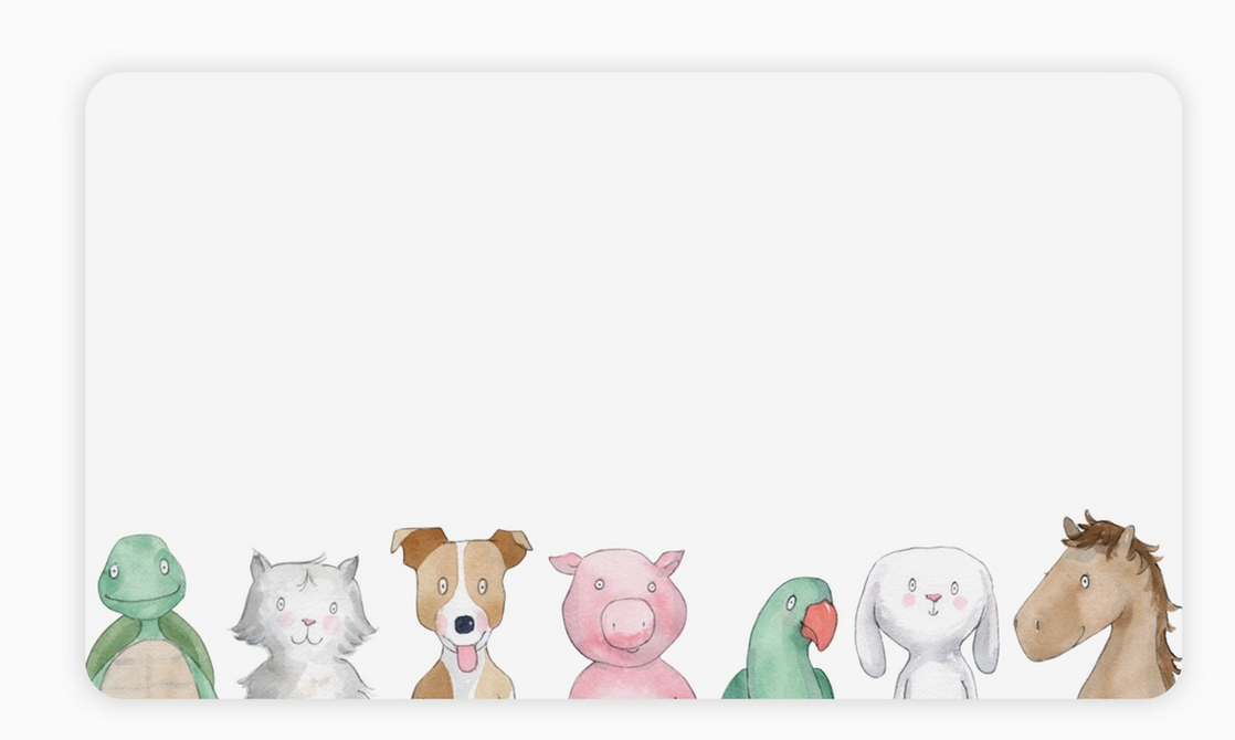 Animal Friends Little Notes