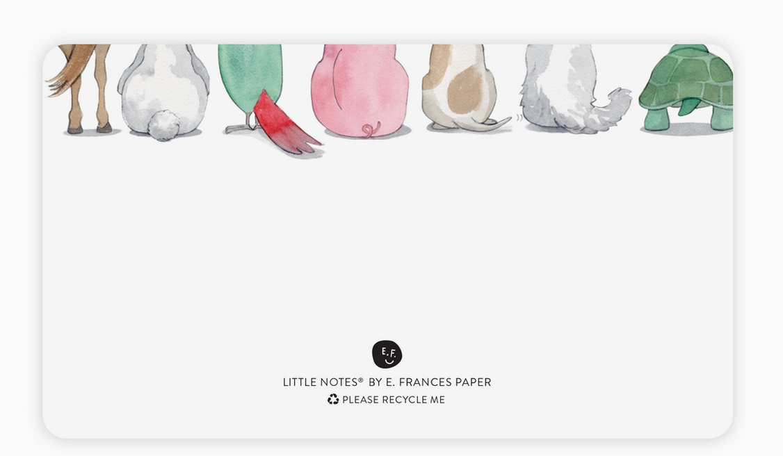 Animal Friends Little Notes