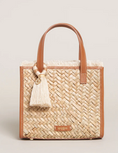 Load image into Gallery viewer, Straw Dune Satchel Crossbody - Natural