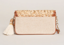 Load image into Gallery viewer, Straw Crew Phone Crossbody - Natural