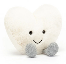 Load image into Gallery viewer, Amuseable Cream Heart Plush Toy