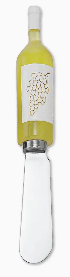 White Wine Bottle Cheese Spreader