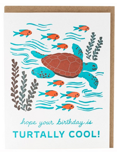 Sea Turtles Birthday Card