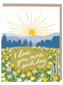 Glorious Sunrise Love Card