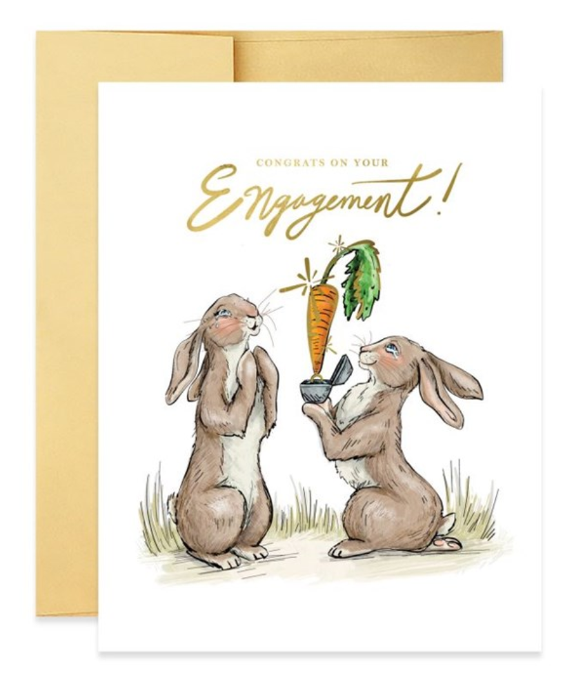 Engagement Bunnies Card
