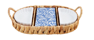 Shell Guest Towel & Dish Basket