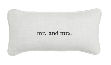 Mini Pillow - Mr. & Mrs.