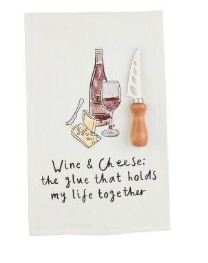 Towel Set - Wine & Cheese
