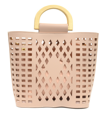 Light Pink Madison Cut Out Tote