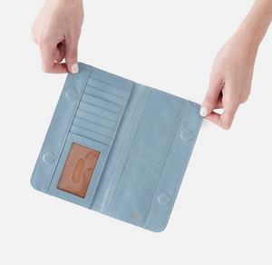 Angle Continental Wallet - Cornflower