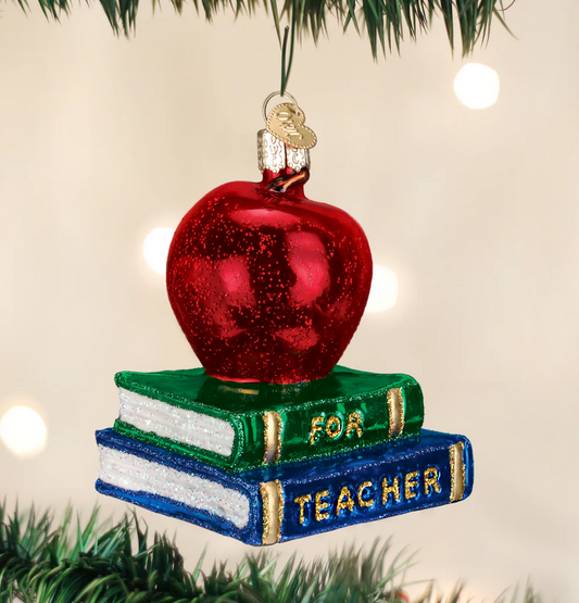 Teacher's Apple Ornament