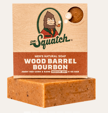 Wood Barrel Bourbon Soap Bar
