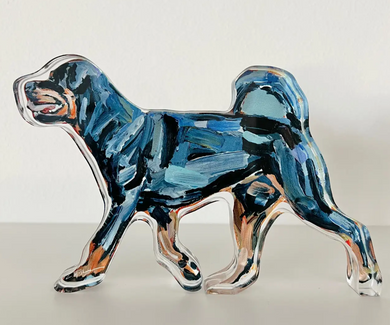 Rottweiler Acrylic Block