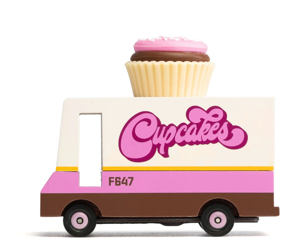 Cupcake Van Push Toy