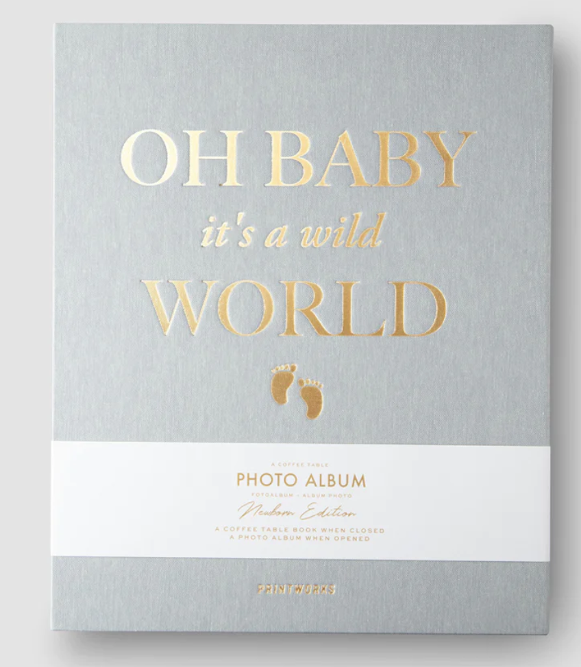 Baby Its A Wild World - Baby Photo Album