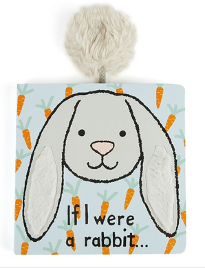 If I Were a Rabbit Board Book - Gray Bunny