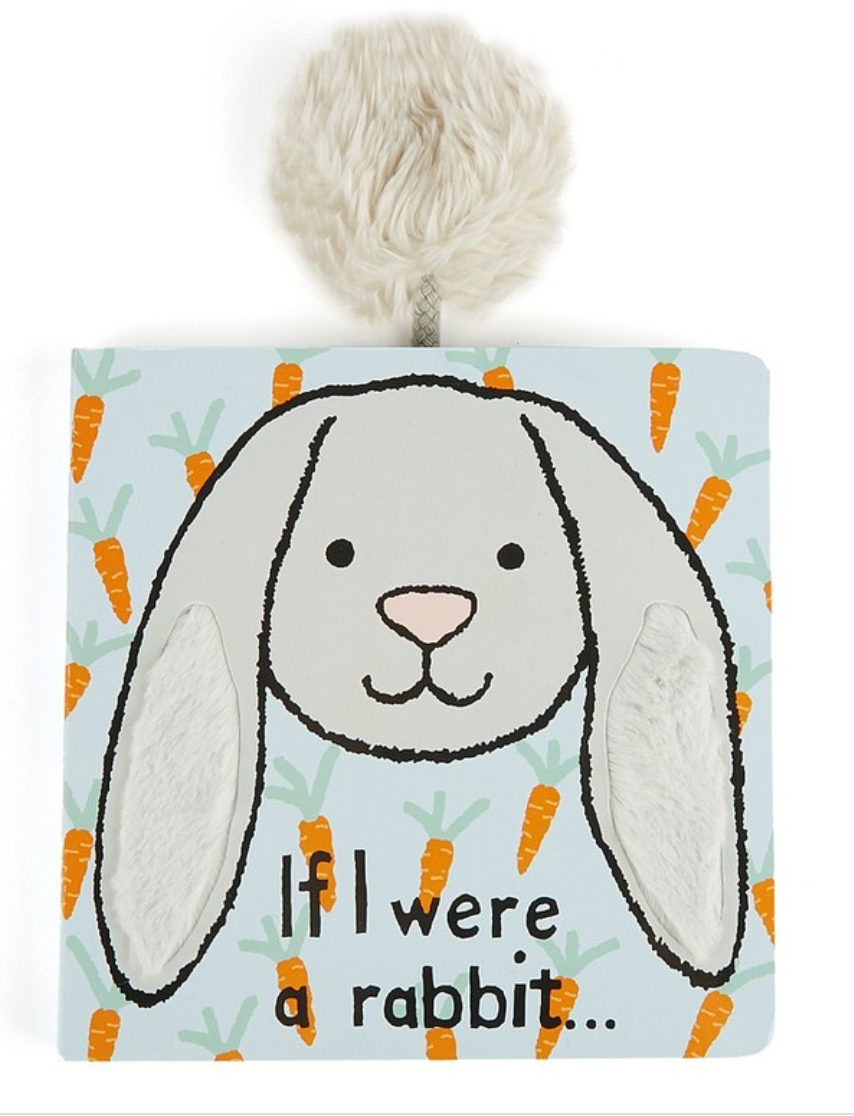 If I Were a Rabbit Board Book - Gray Bunny