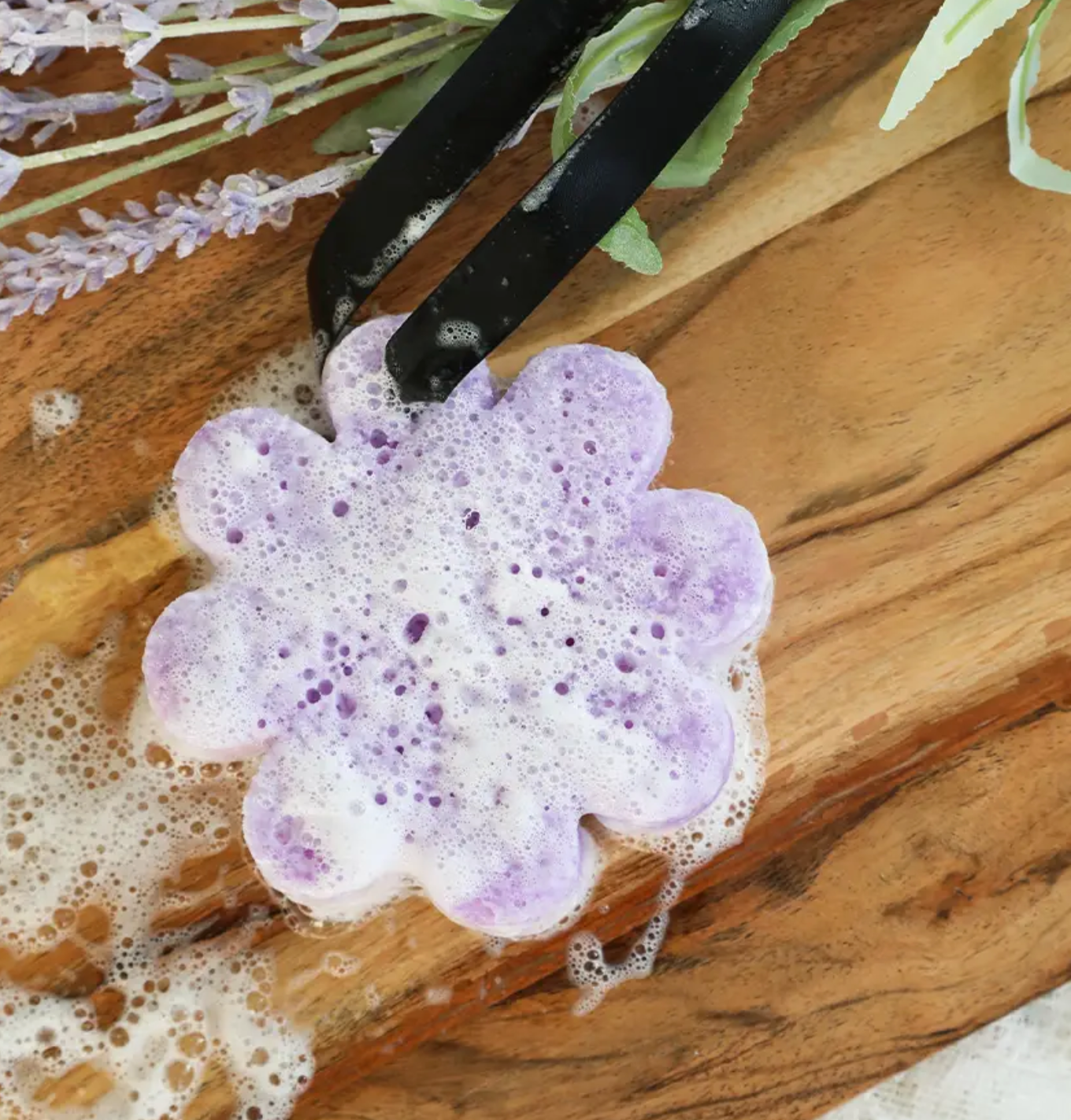 French Lavender Body Wash Infused Buffer