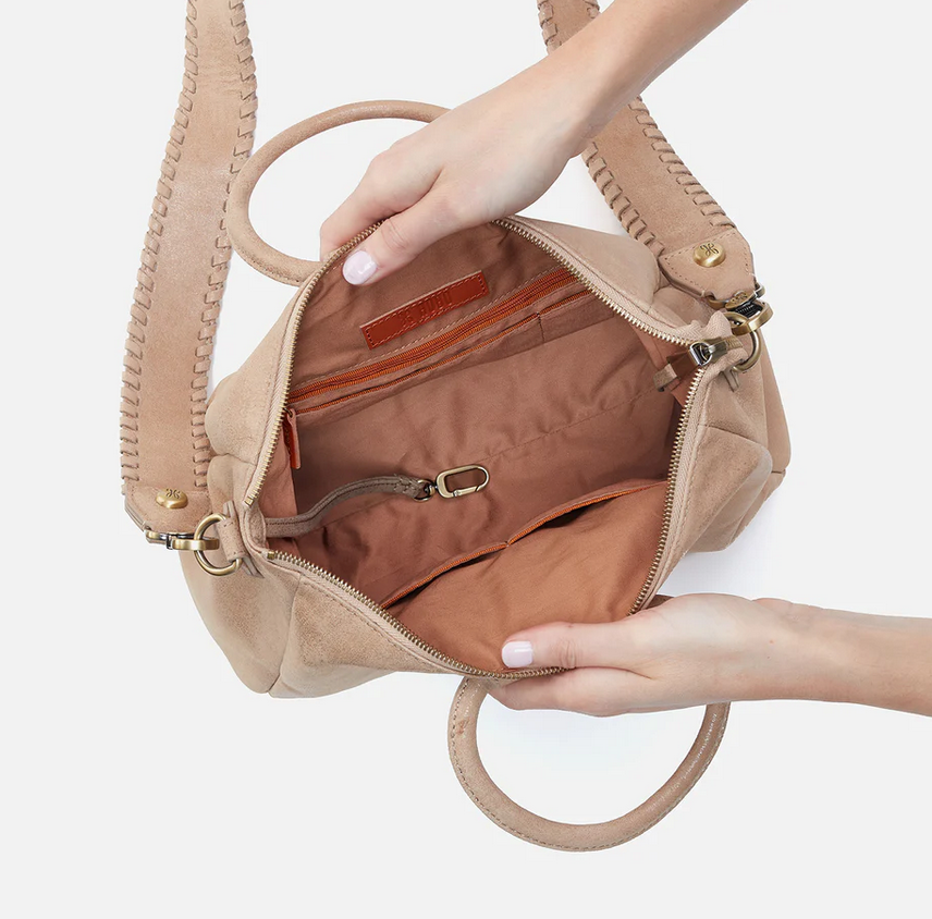Sheila Medium Satchel - Irish Creme