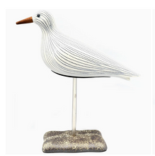 Load image into Gallery viewer, White Seagull With Blue Stripes On A Stand