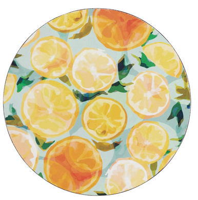 Lemon Slices Round Coasters