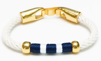 Liberty Ivory, Navy, White & Gold Bracelet