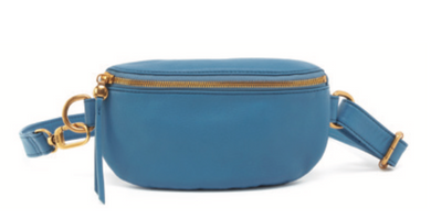 Fern Belt Bag - Dusty Blue