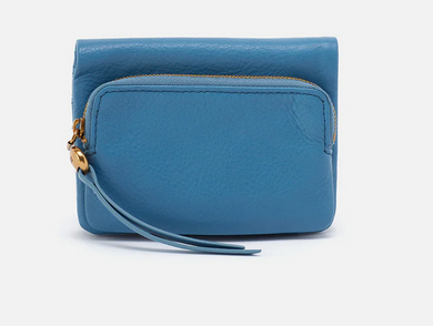 Fern Bifold Wallet - Dusty Blue