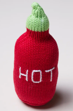 Hot Sauce Knit Rattle