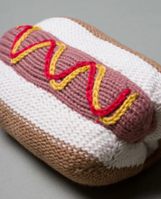 Load image into Gallery viewer, Hot Dog Knit Rattle