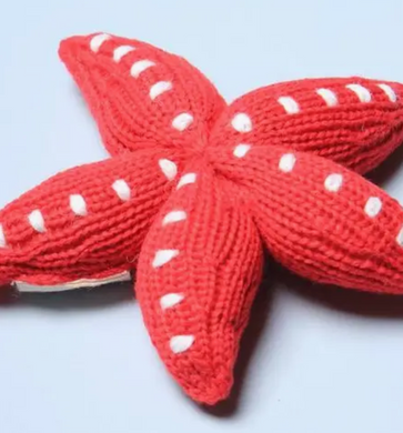 Starfish Knit Rattle